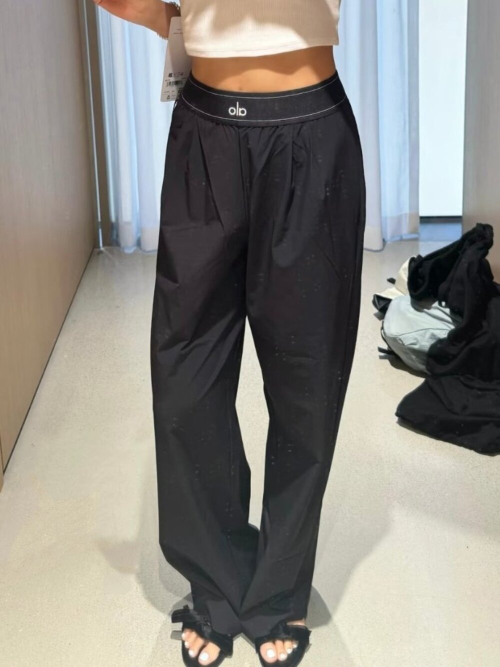 ALO Yoga Bestselling Black Suit Up Trouser NWT (Regular)🎳Daliy Office💻